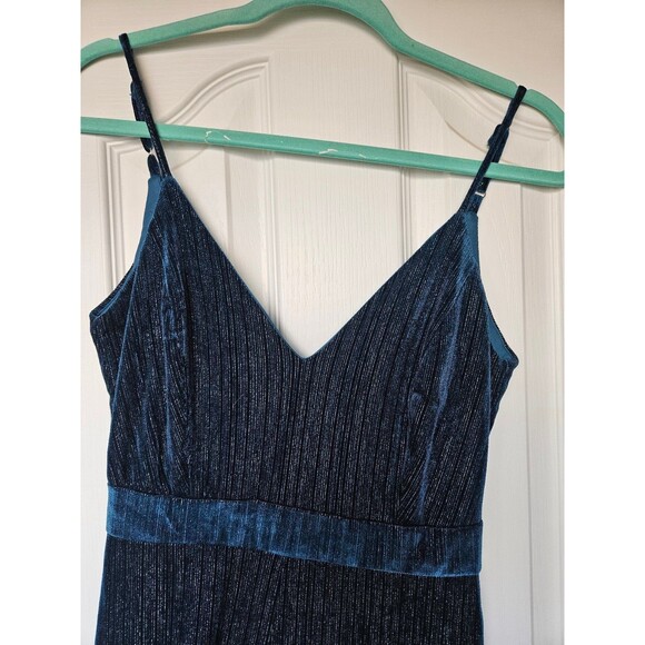 FRANSESCA'S Jun Ivy Blue Jumpsuit - Picture 1 of 8